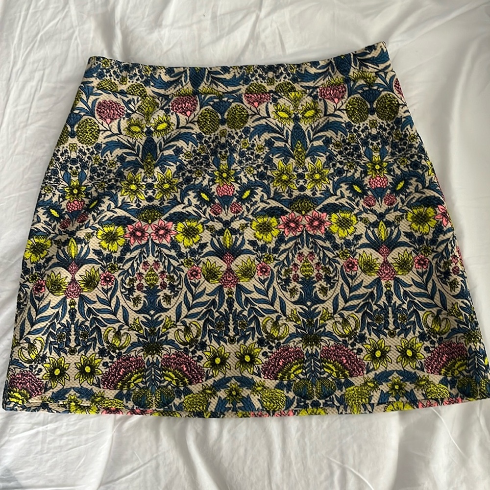 H&M bright colored mini skirt size M
